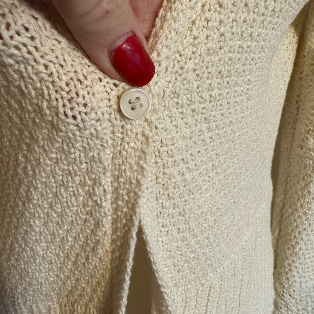 NEW American Eagle  Cream Women's Spring/Summer Sweater  SMALL    #U - Picture 6 of 11